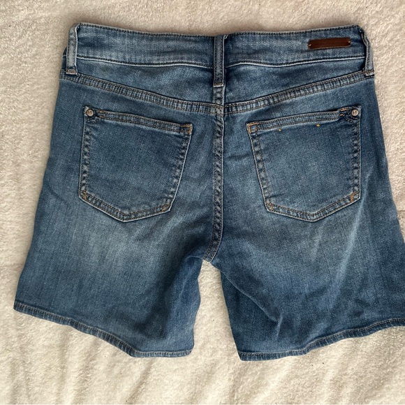 Pilcro and the Letterpress “Stet” Roll Up Shorts | Light Blue Denim | Sz:27 - Picture 15 of 16